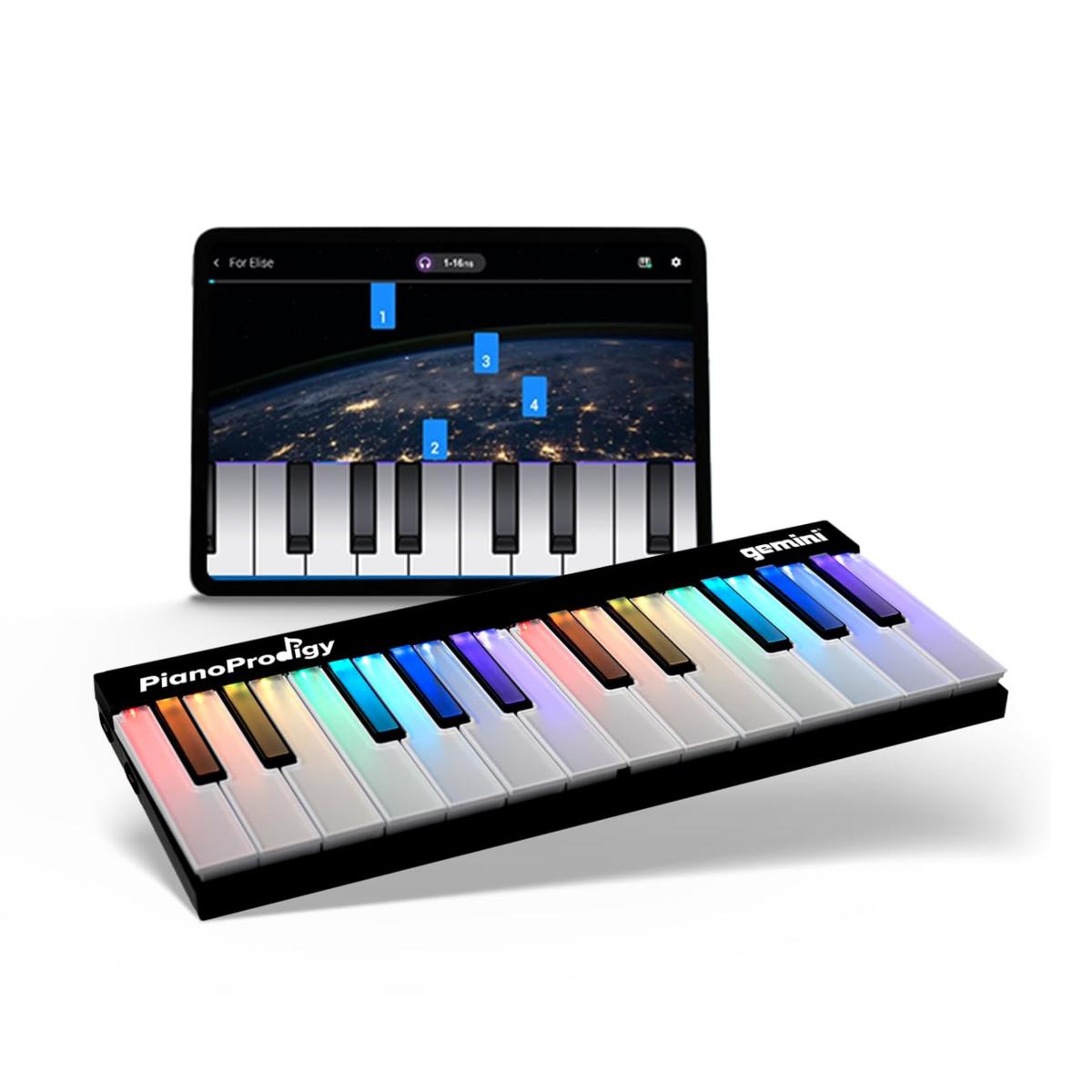 Gemini GPP-101 Expandable 24 Key Wireless MIDI Keyboard | HSN