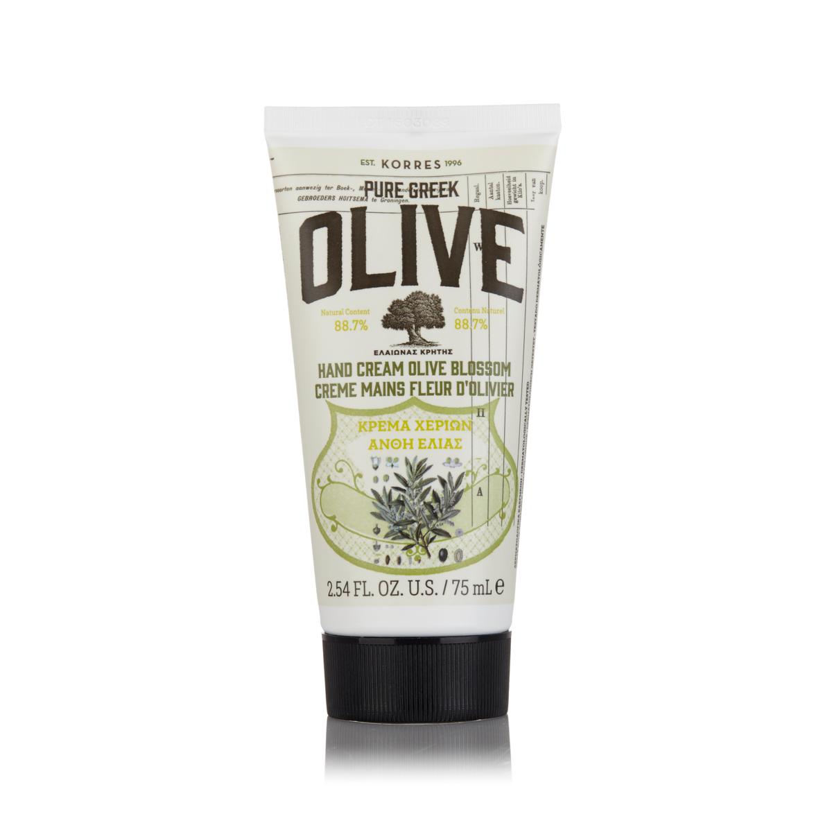 Korres Olive Oil & Sea Salt Hand Cream 2.54 fl. oz. 8771799 HSN