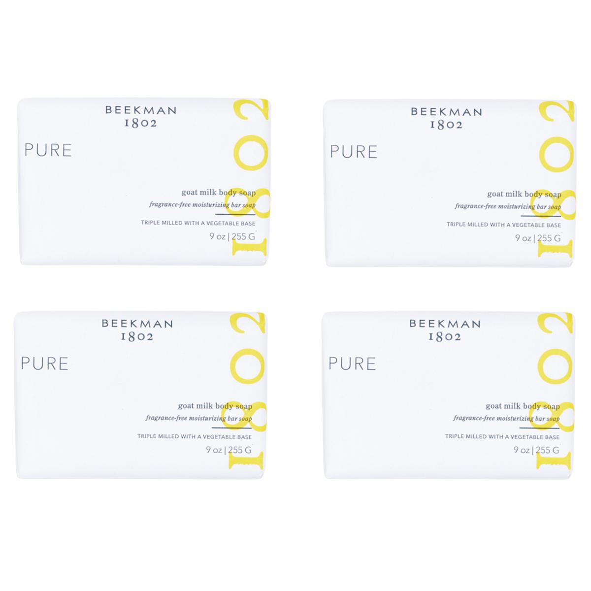 Beekman 1802 Goat Milk Bar Soap 4piece Set 10087256 HSN