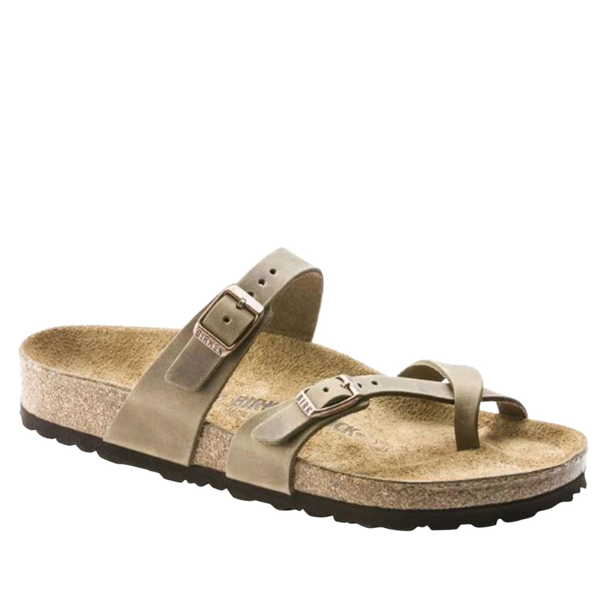 Birkenstock Mayari Leather Toe-Loop Comfort Sandal - 9001492 | HSN