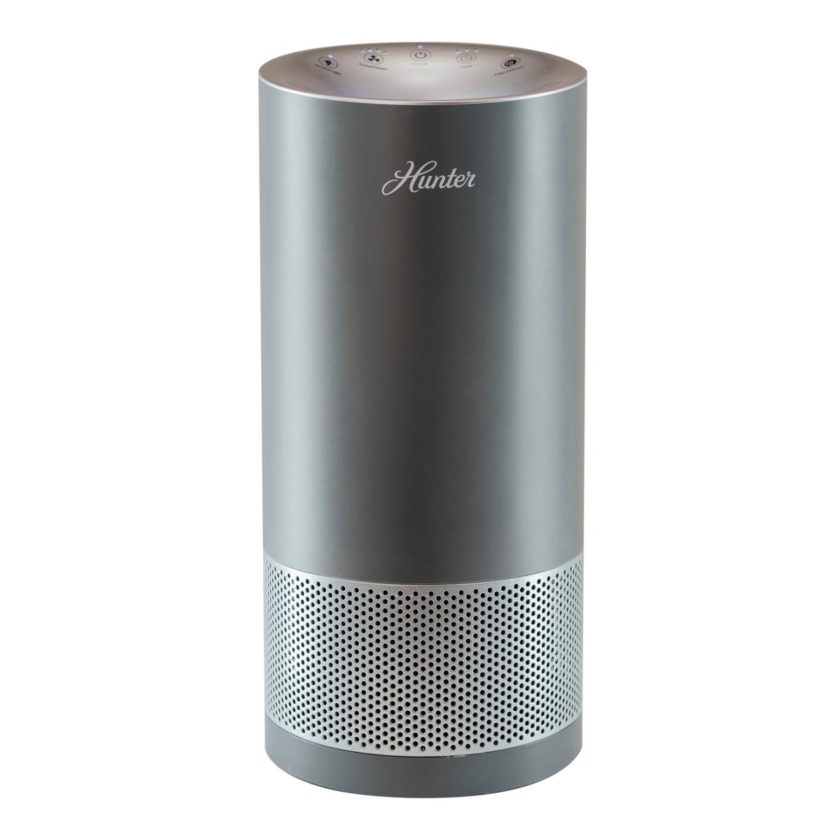 (HSN) Hunter Tower Air Purifier with EcoSilver and True HEPA Filters