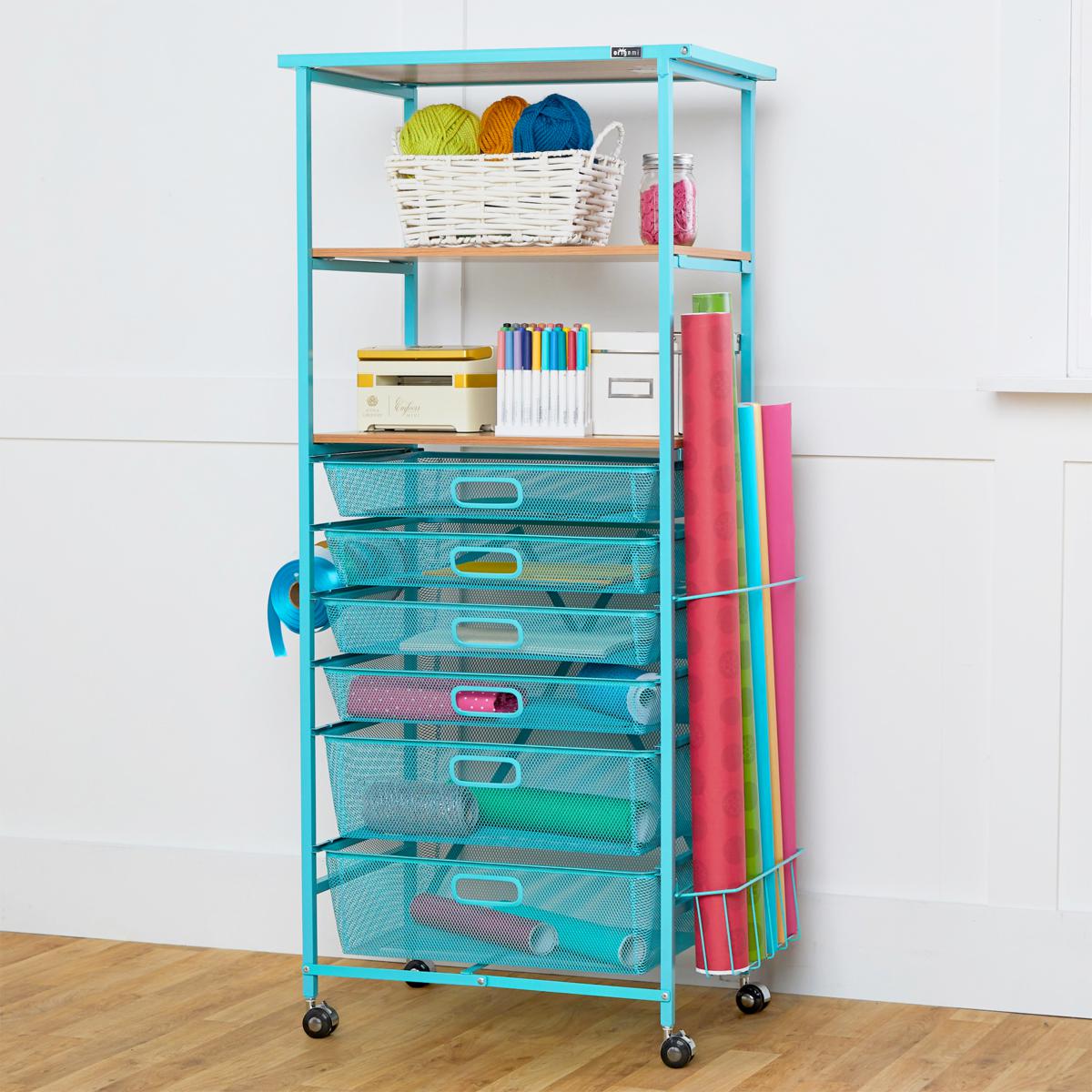 (HSN) Origami 2Tier Home and Hobby Cart with Attachments