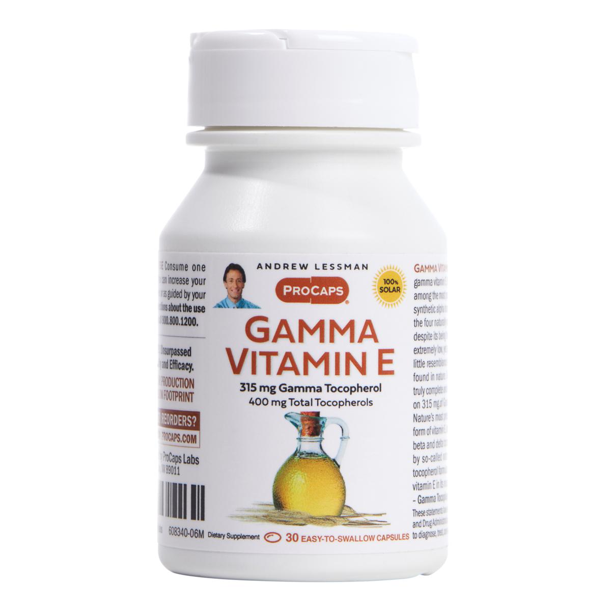 Gamma Vitamin E 30 Capsules 9648529 HSN
