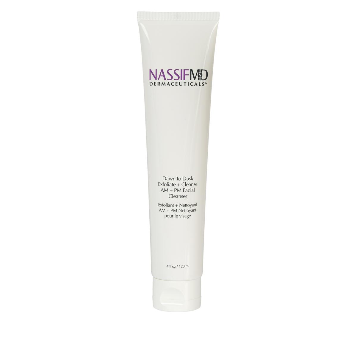 NassifMD® Dawn to Dusk Exfoliating Facial Cleanser 9892272 HSN