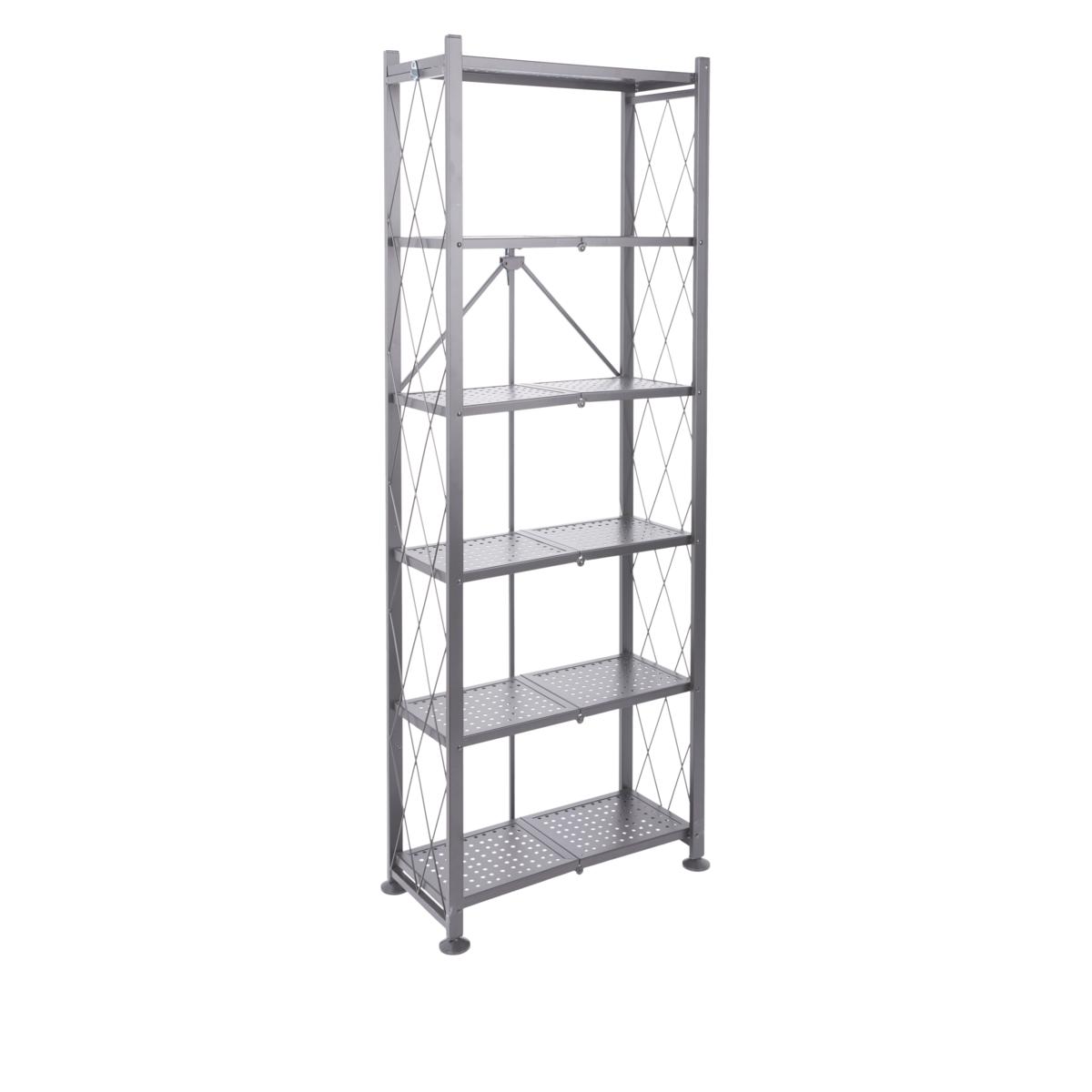 Origami Foldable Steel 6Tier Bookshelf