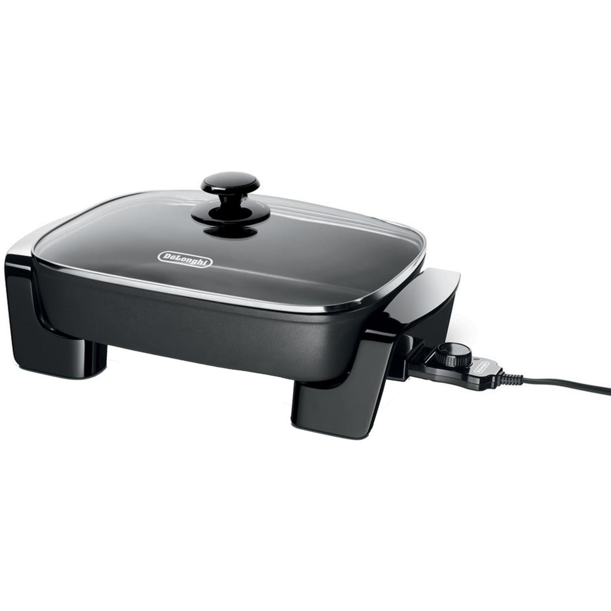 DeLonghi Electric Skillet with Tempered Glass Lid 7811377 HSN