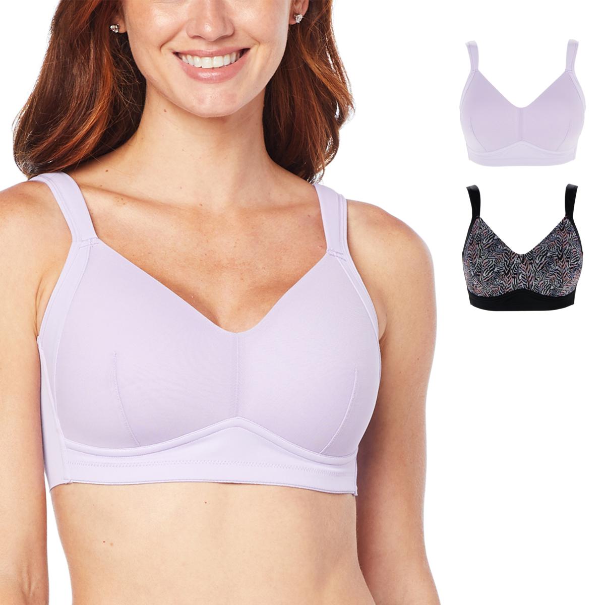 Rhonda Shear 2 Pack Molded Cup Bra With Mesh Overlay 20304029 Hsn 6699