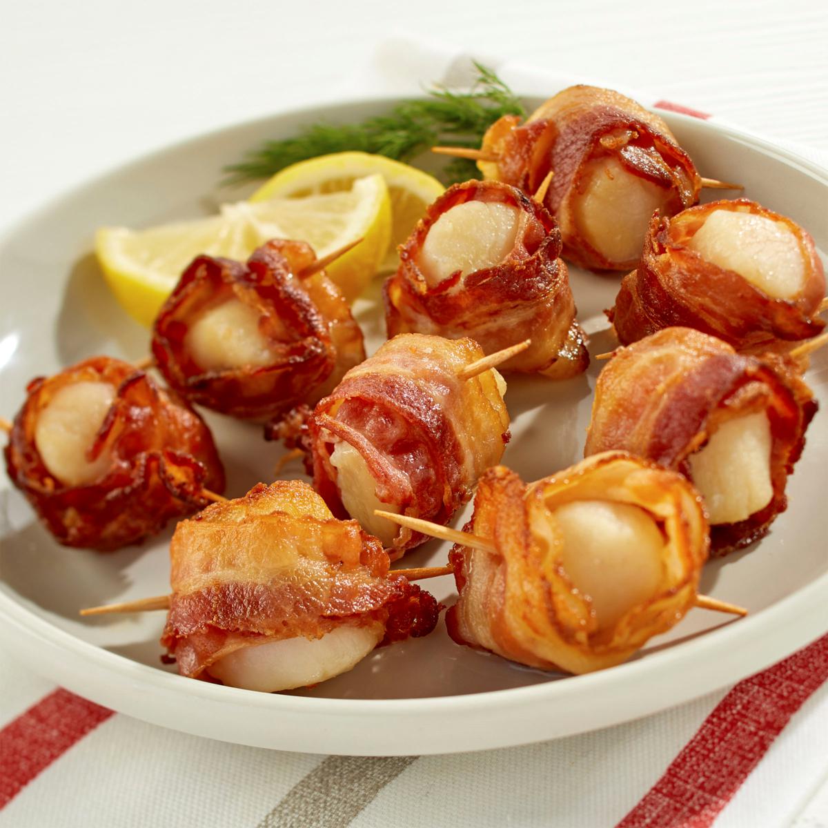 Curtis Stone 3pack 1 lb. BaconWrapped Jumbo Scallops 20366411 HSN