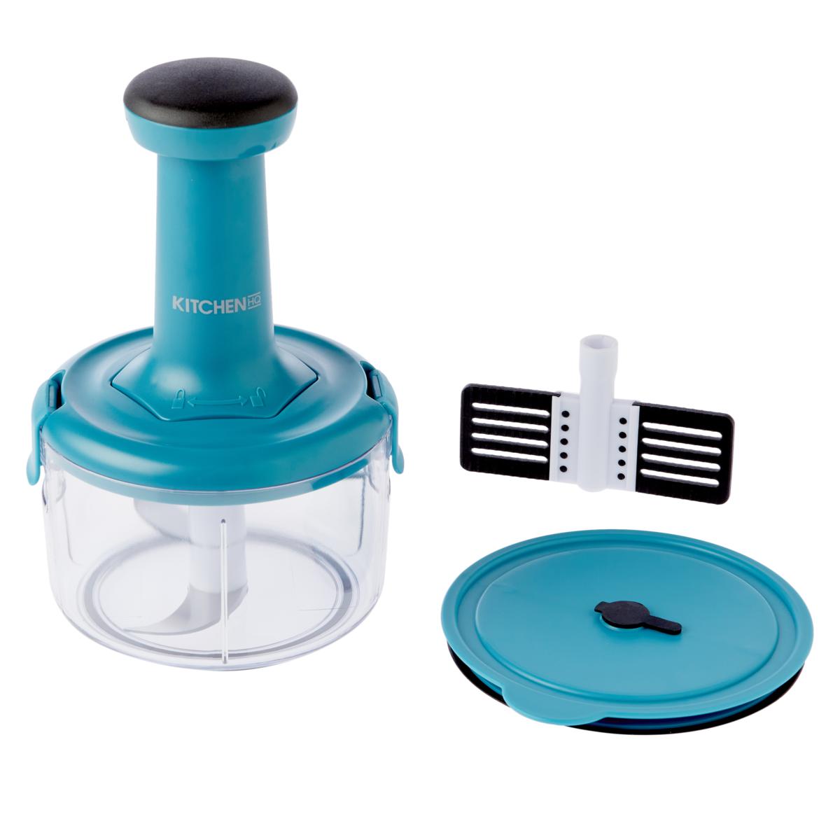 Kitchen HQ Quick Push Press & Mix Chopper 20395485 HSN