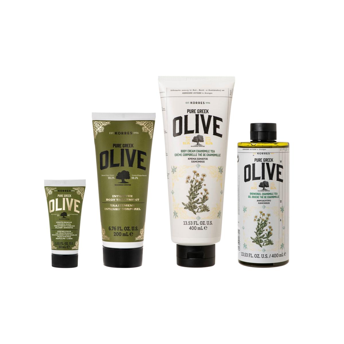 Korres 4piece Olive Bath and Body Collection 10087191 HSN