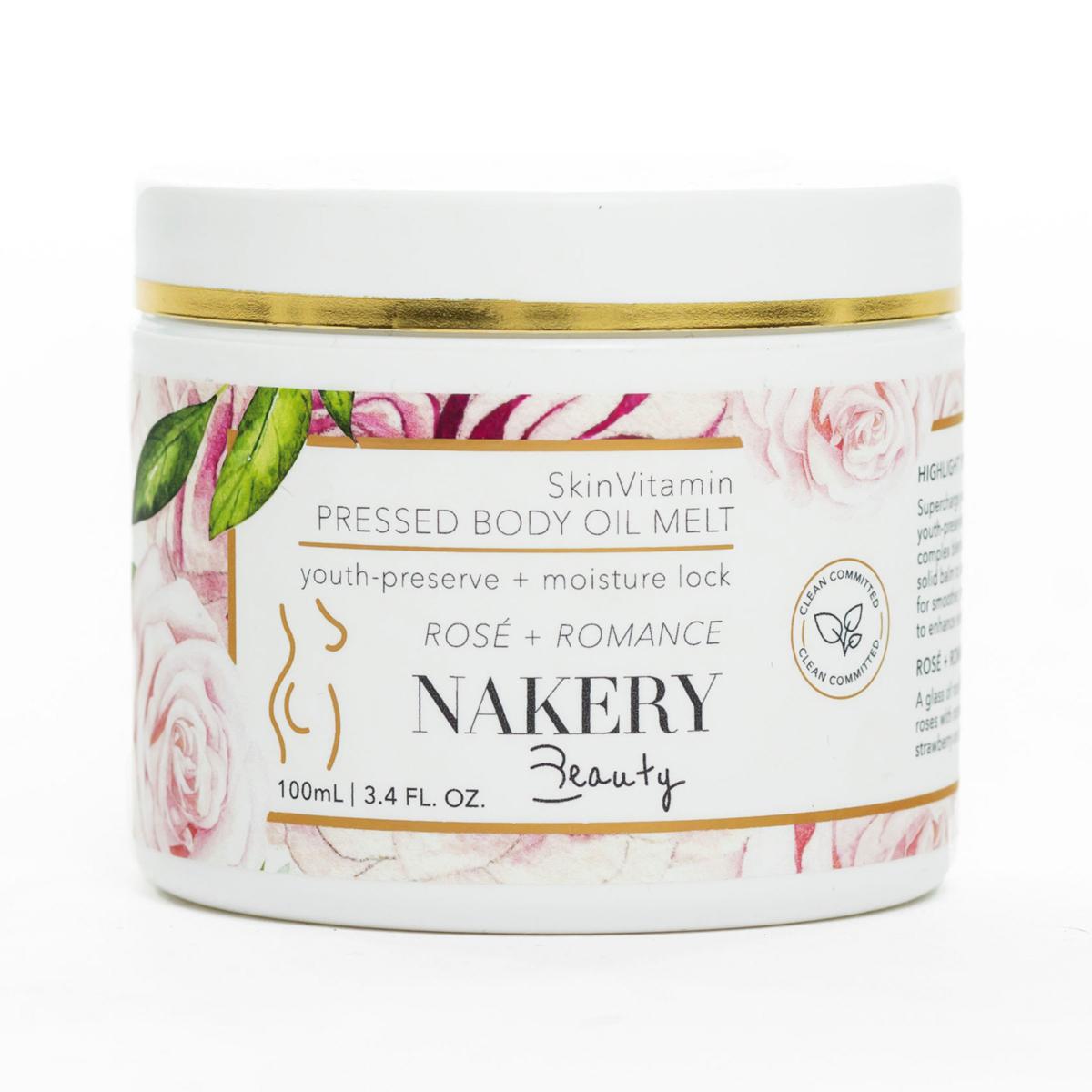 Nakery Beauty SkinVitamin Pressed Body Oil Melt 10087165 HSN