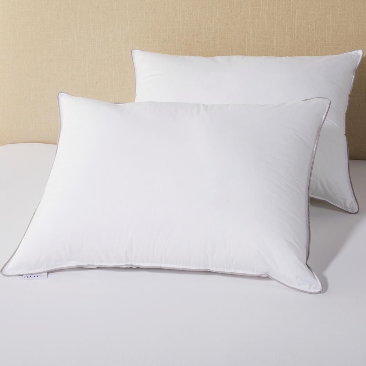 FluffCo 2pack Firm or Soft Down Alternative Cotton Pillows 10087925