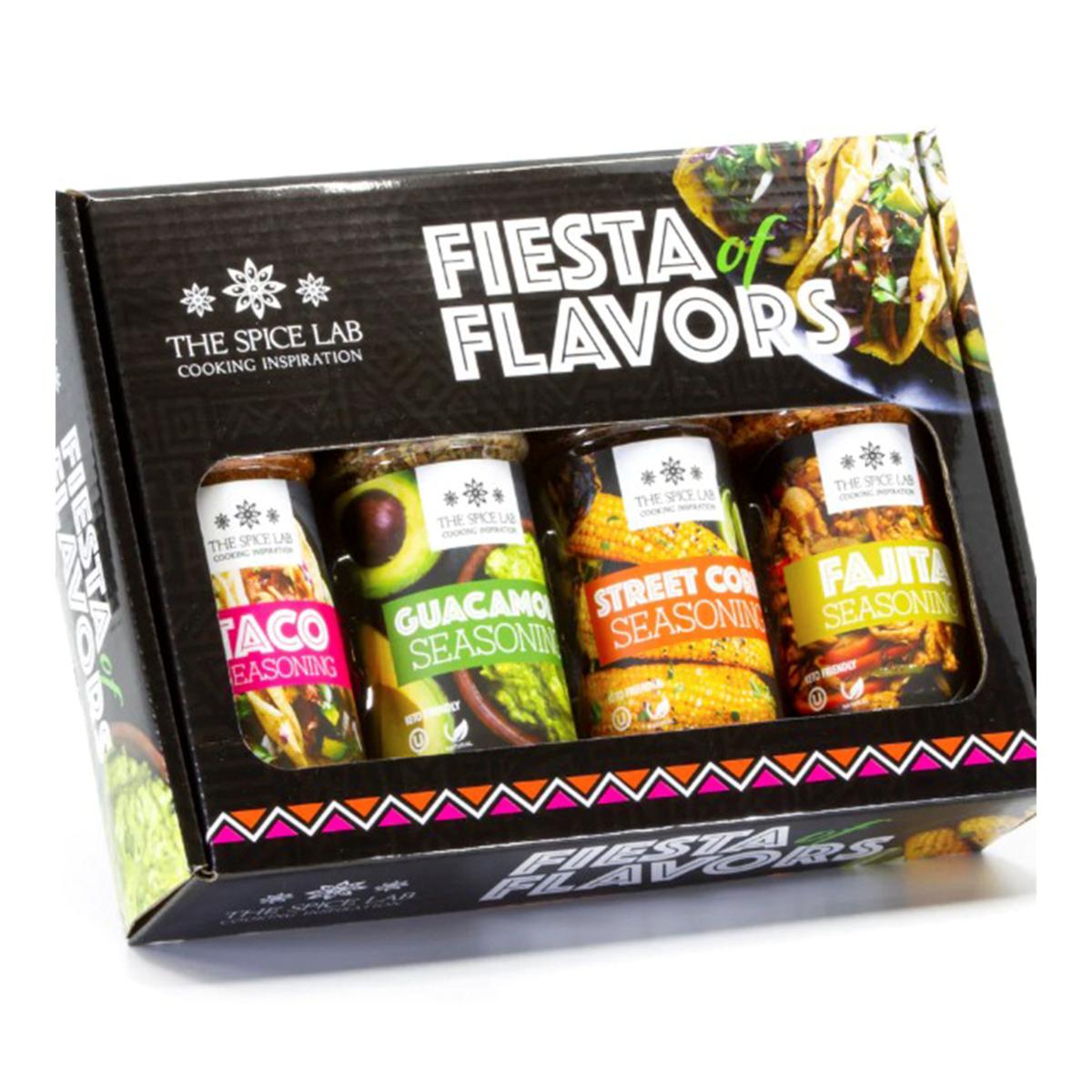 The Spice Lab Fiesta of Flavor 4pack Seasoning Collection 20617060 HSN