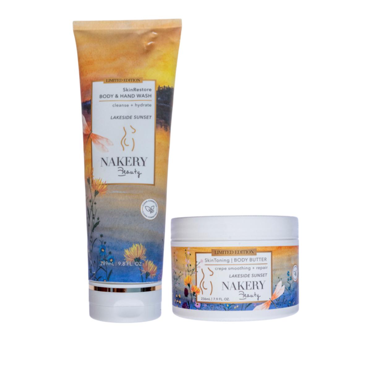 Nakery Beauty 2piece Body Butter Body & Hand Wash 10087805 HSN