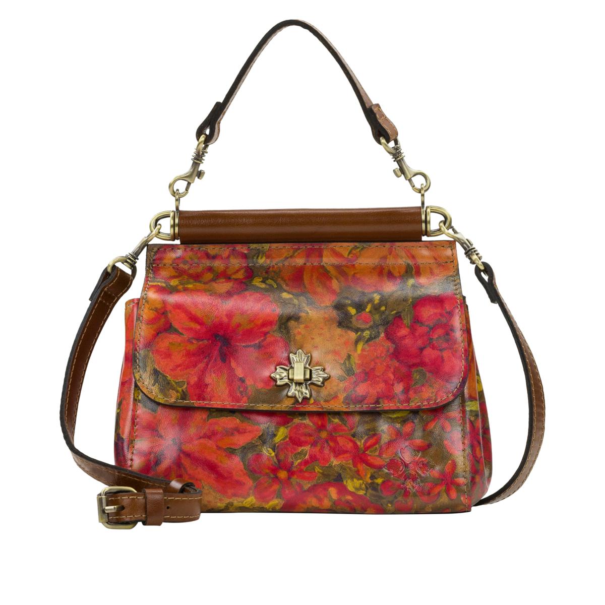 "As Is" Patricia Nash Noelle Top Handle Crossbody 20636762 HSN