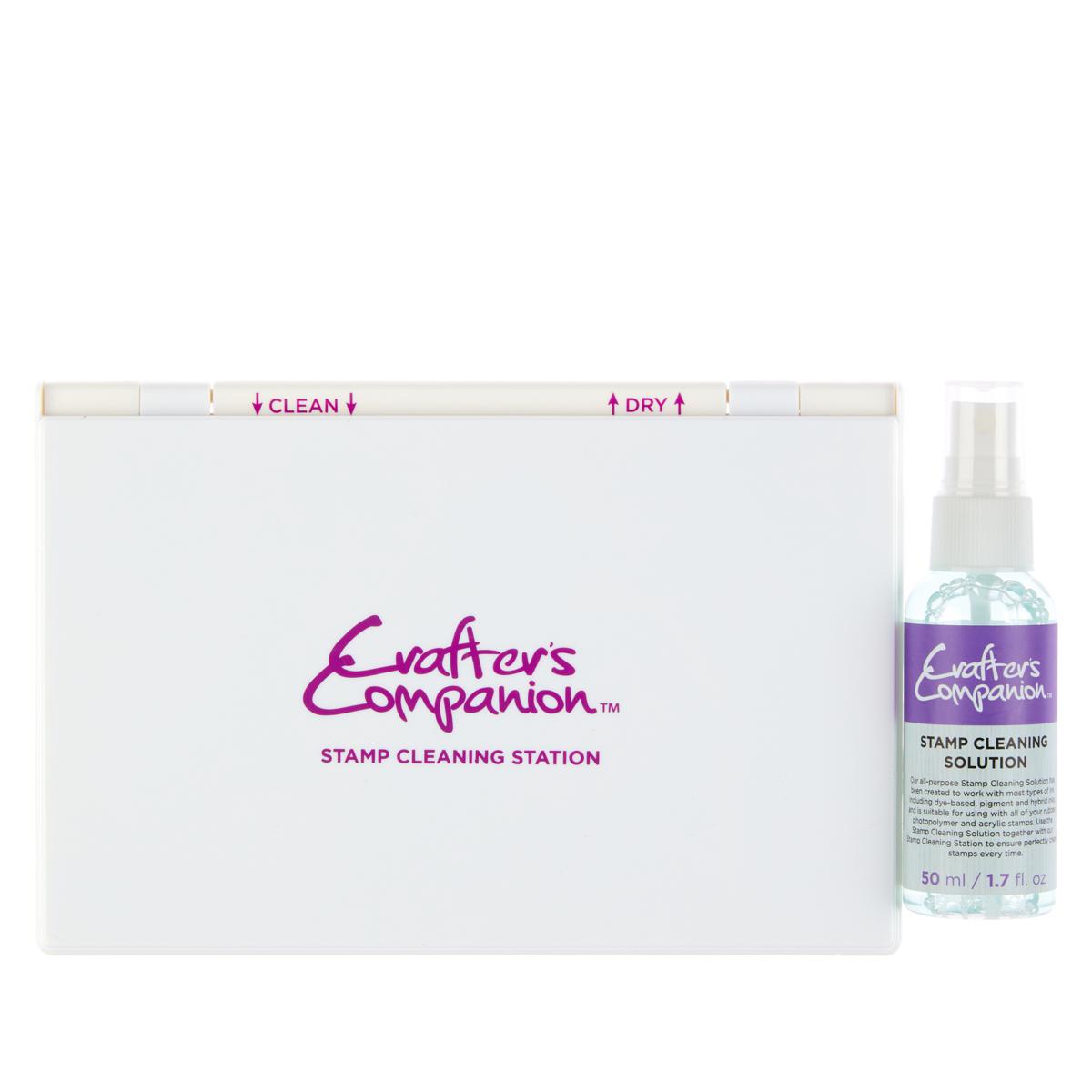 Crafter's Companion Stamp Cleaning Station and Solution 20647965 HSN