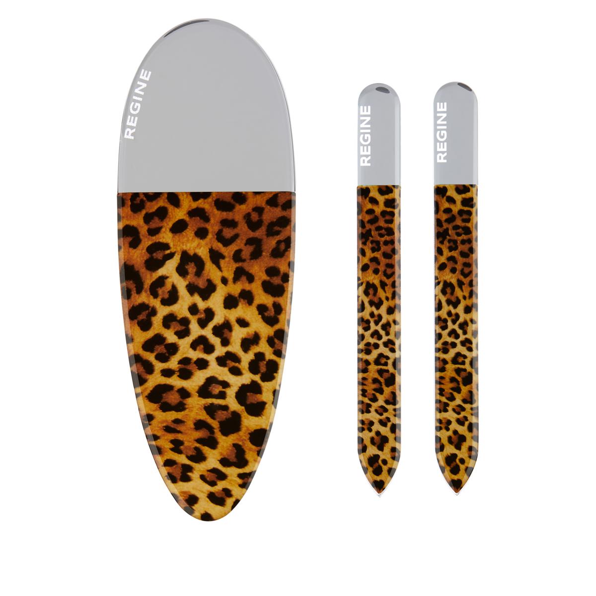 Regine Beauty Laser Etched Hardened Glass ManiPedi Set 20690332 HSN