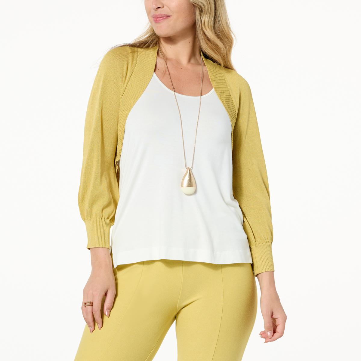 WynneLayers "Sleeves Please" Shrug Sweater 20709297 HSN