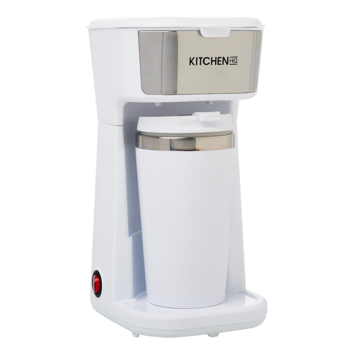 Kitchen HQ Single Coffee Maker with Travel Mug 20805278 HSN