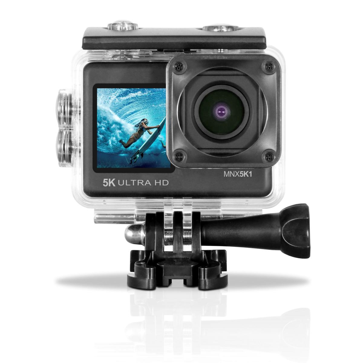 Minolta 5K 24MP Action Camera w/Accessories & WiFi 20888693 HSN