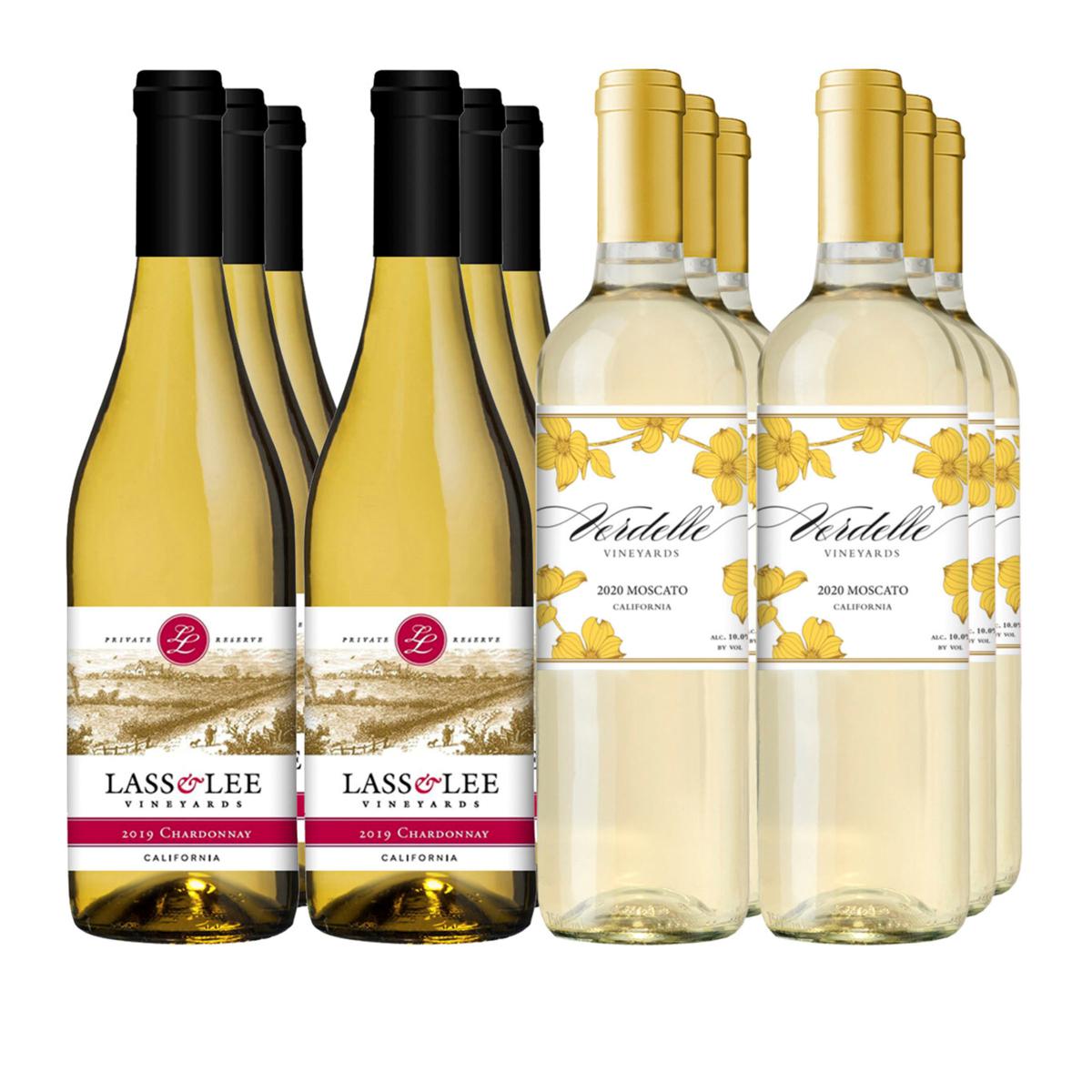 Vintage Wine Estates 12Bottle White Wine Set 20905216 HSN