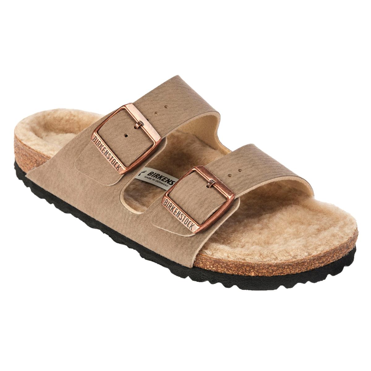 Birkenstock Arizona Shearling-Lined Slide Sandal - 20908840 | HSN