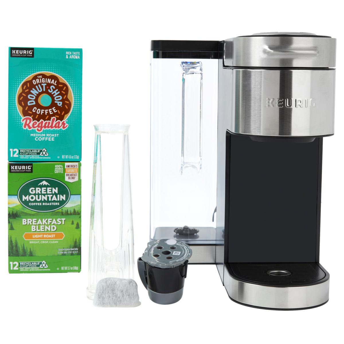 Keurig KSupreme Plus Coffee Brewer with 24 KCups, My KCup & Voucher