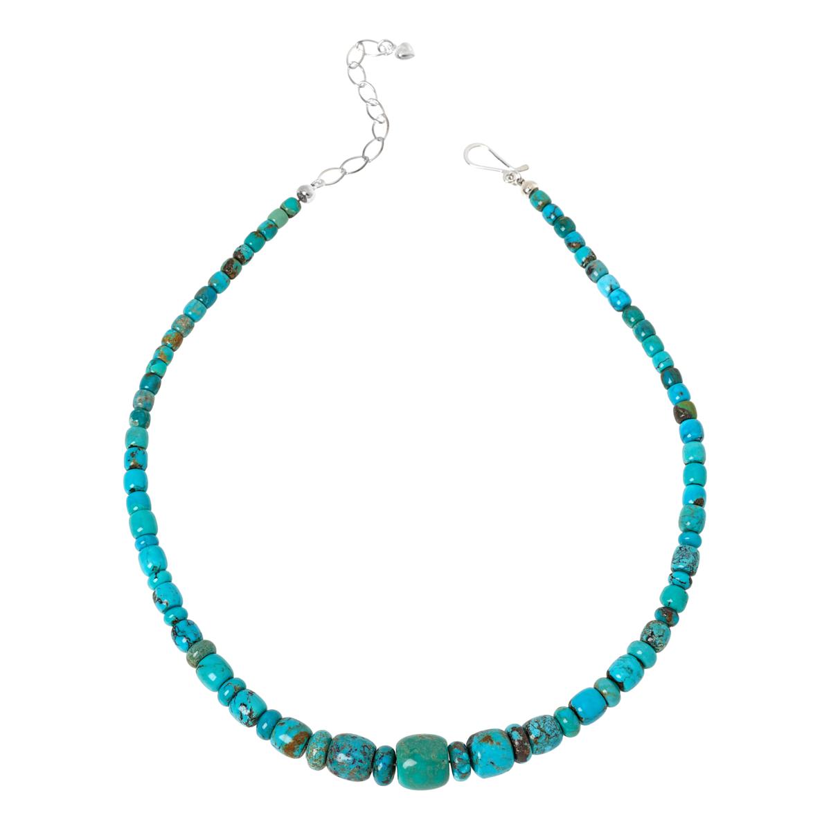 Jay King Sterling Silver Azure Peaks Turquoise Bead Necklace - 20962468 ...