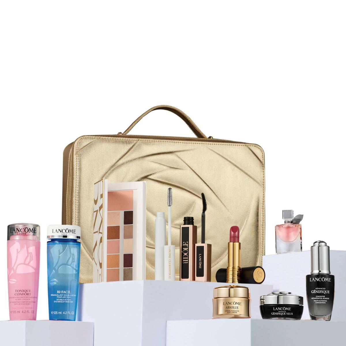 Lancôme 10piece Beauty Box with Case 21212223 HSN