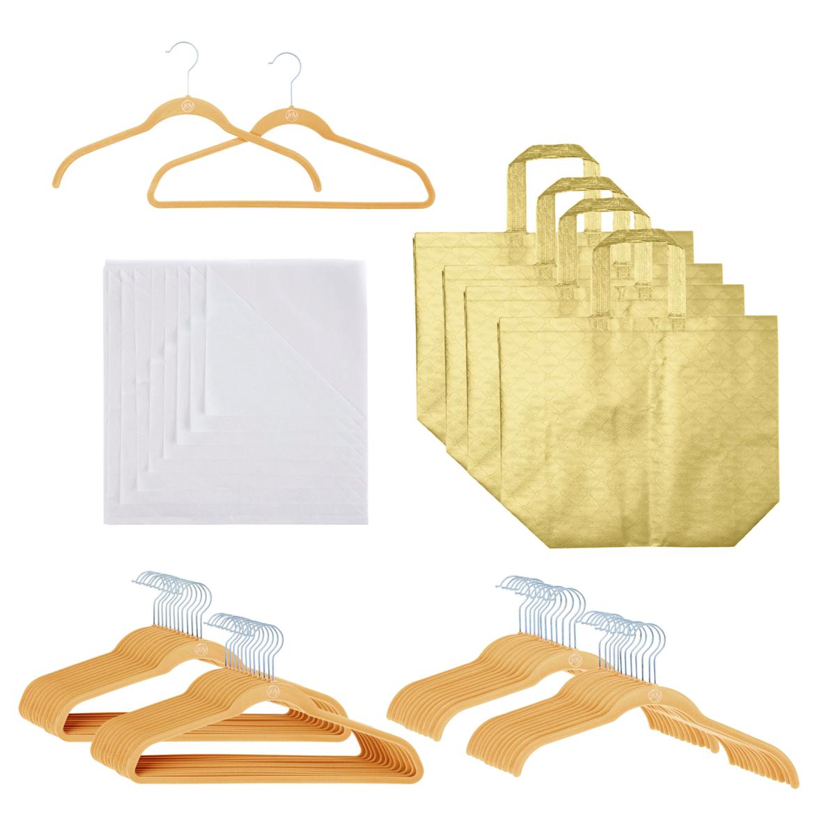 The Joy Hangers Best Gifts Ever 62pc Chrome Mega Set w/Beautiful Bags