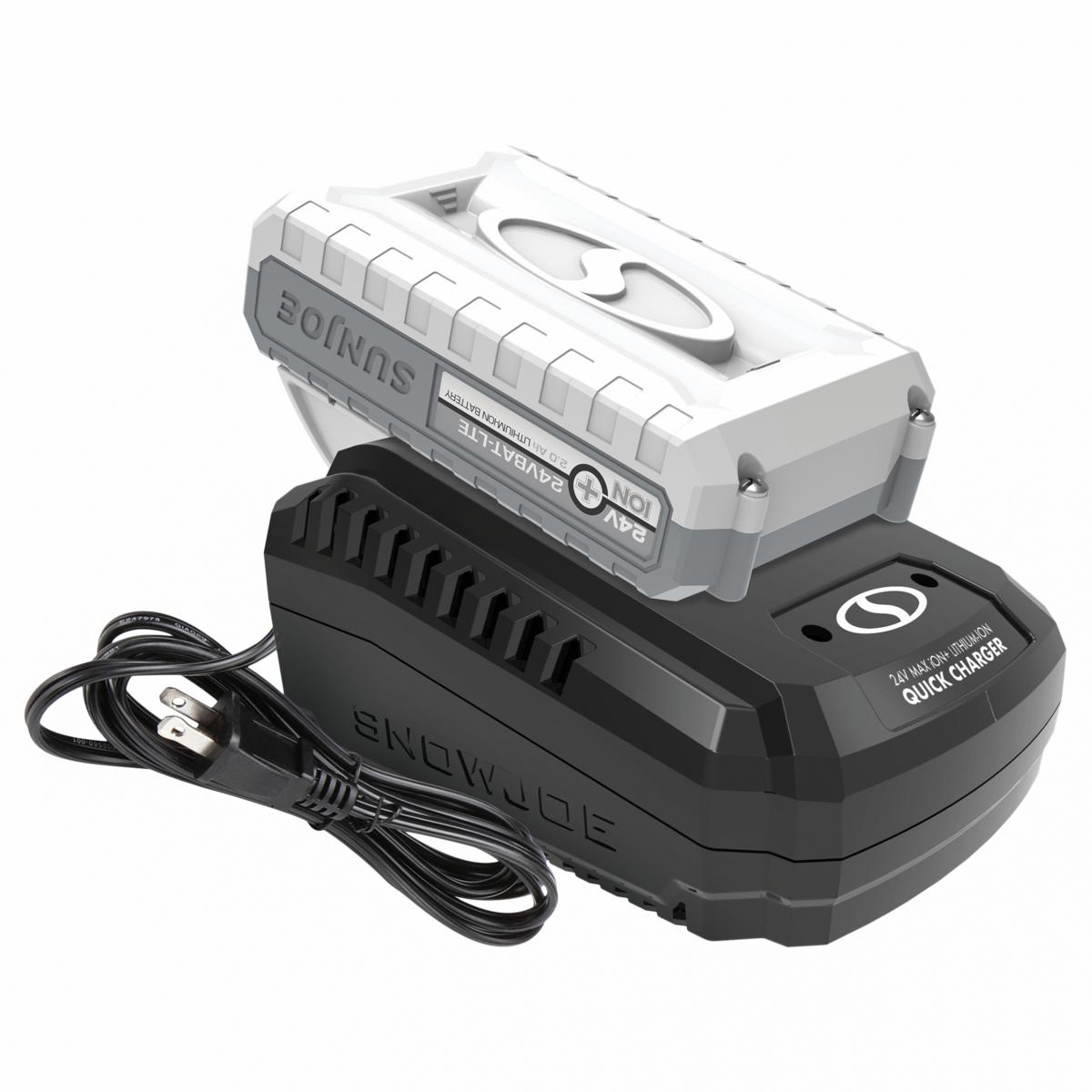 Sun Joe 24Volt Rapid Charging Battery Kit 21281382 HSN