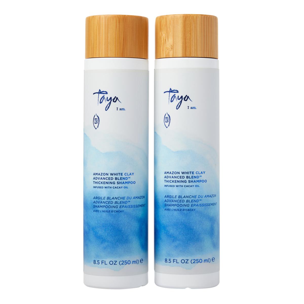 Taya 2pack Amazon White Clay Thickening Shampoo 21463658 HSN