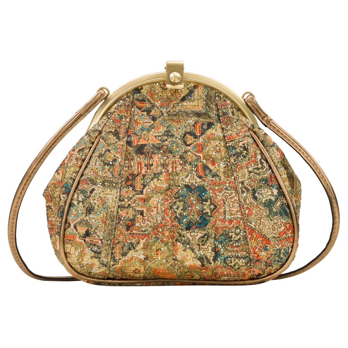 Patricia Nash Portafina Glitter Mosaic Frame Crossbody 21490767 HSN