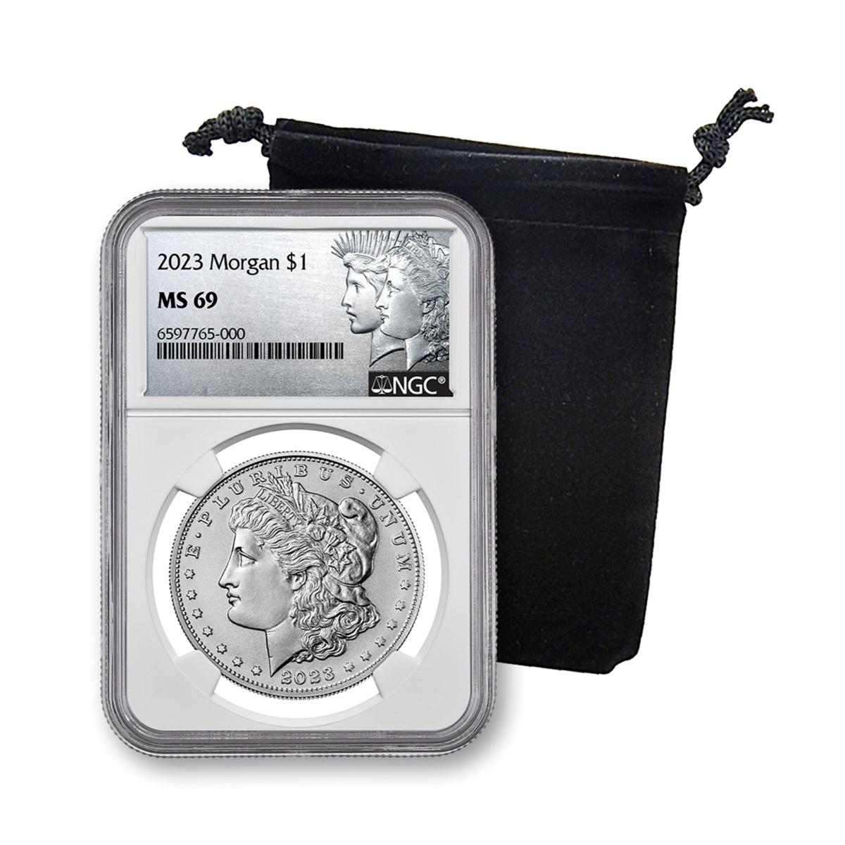 2023 MS69 NGC Silver Dollar 21611510 HSN