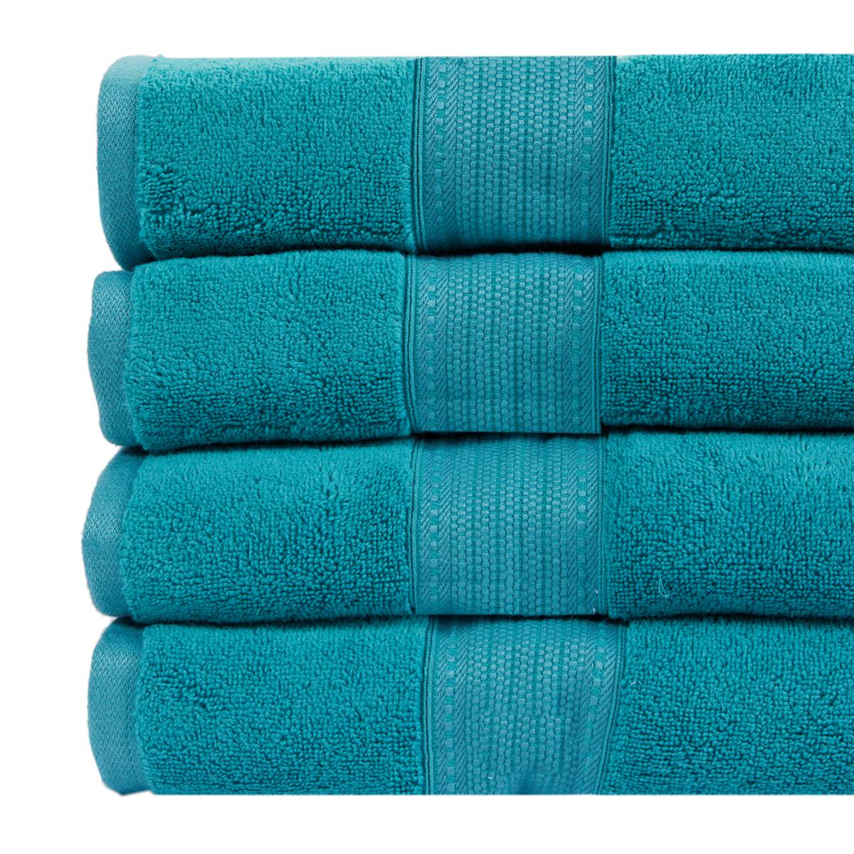 Concierge Collection Rayon Cotton Bath Towels 4-pack - 21852945 