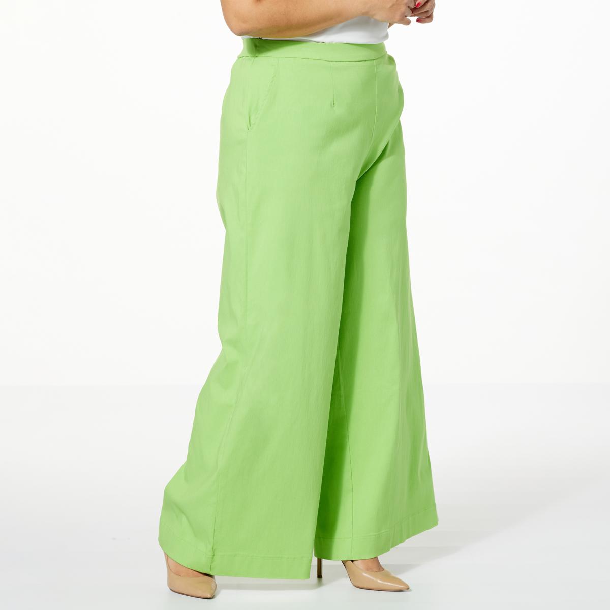 Hfr X Megan Renee High Twist Stretch Twill Trouser 21889492 Hsn