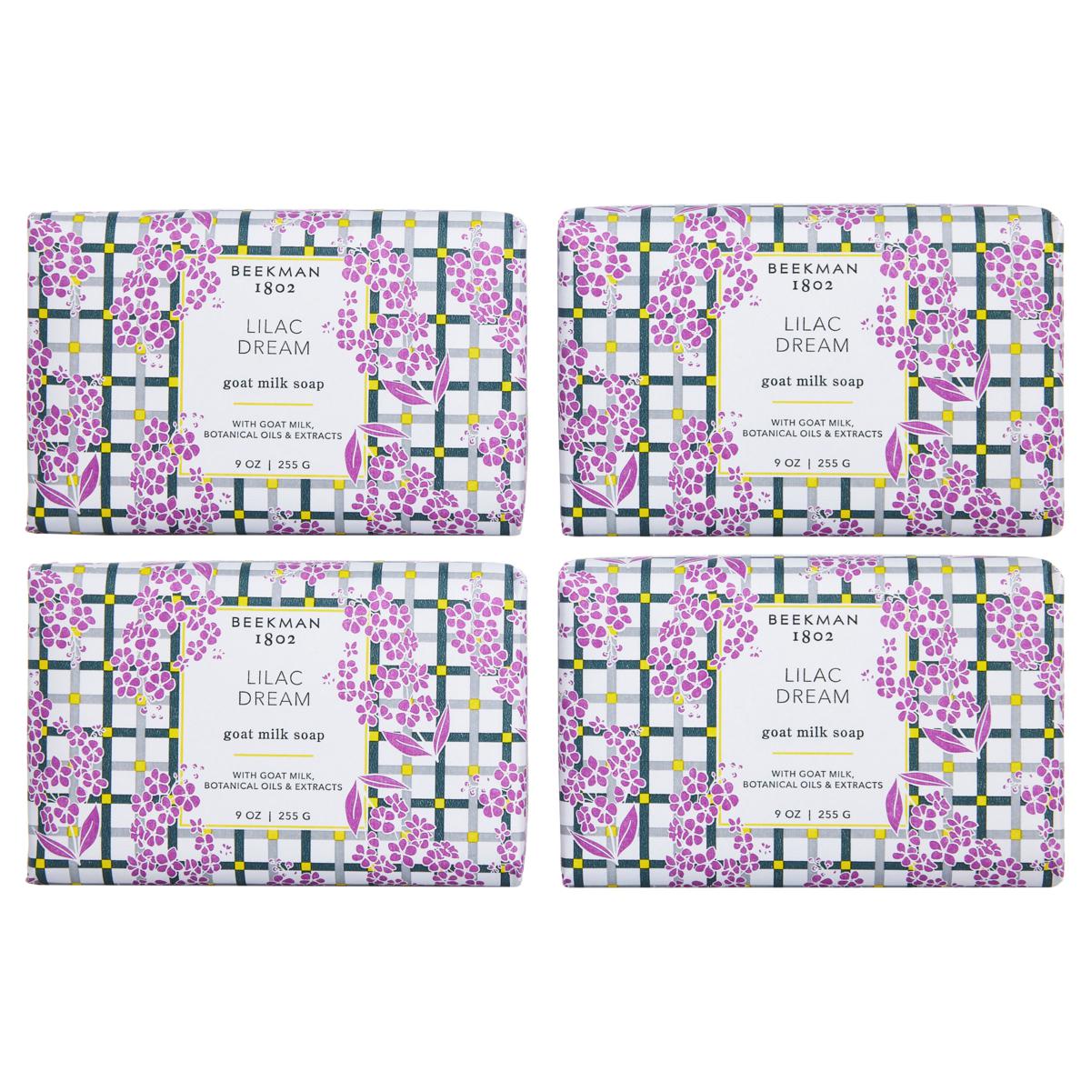 Beekman 1802 Goat Milk Lilac Dream Bar Soap 4Pack 22066116 HSN