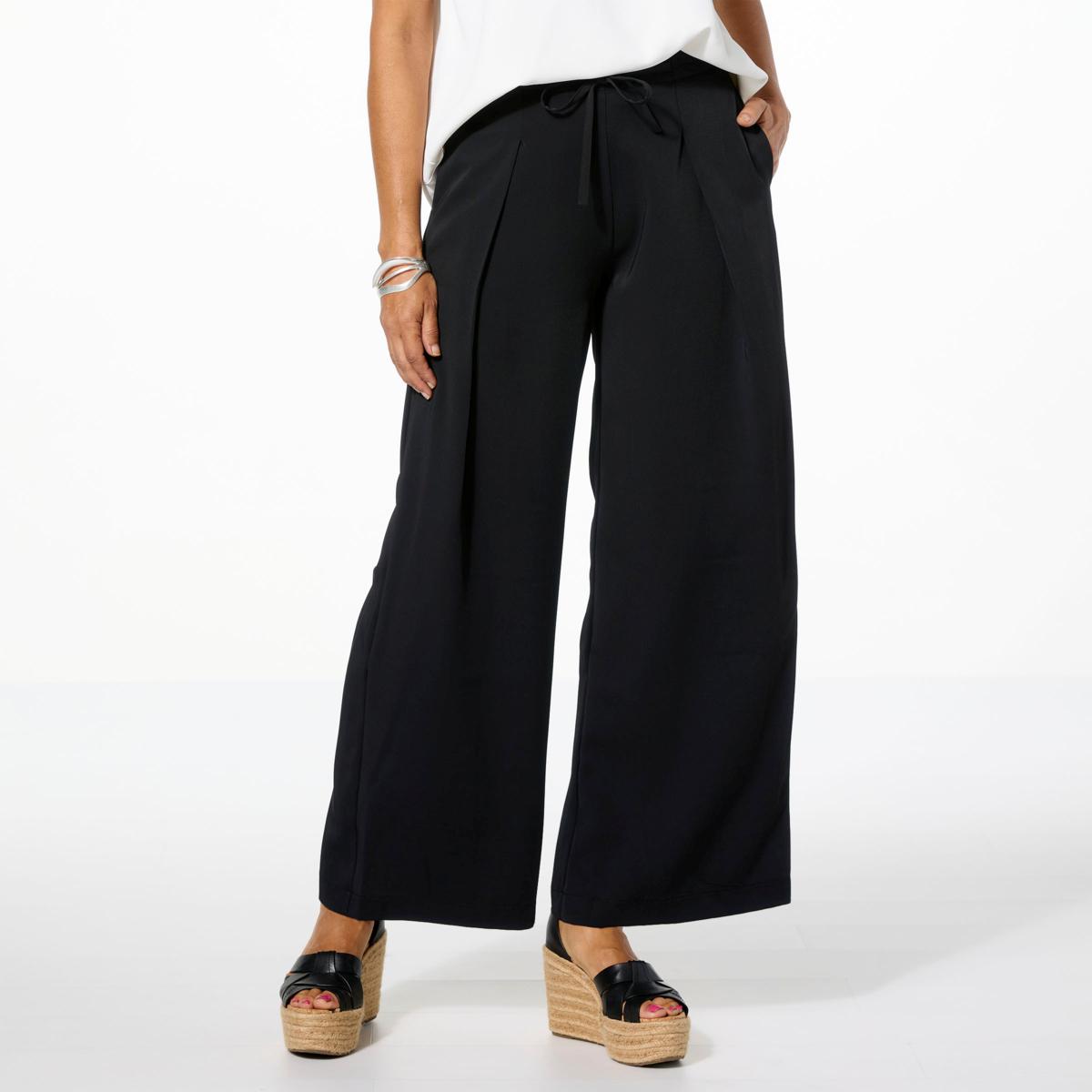 WynneLayers Drapey Twill Front Pleat Pant - 22135051 | HSN