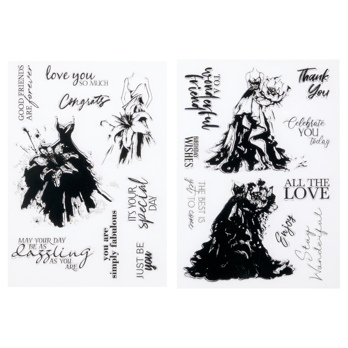Stamps By Me Blossoming Romance Lamination Stamp Kit 22841009 HSN