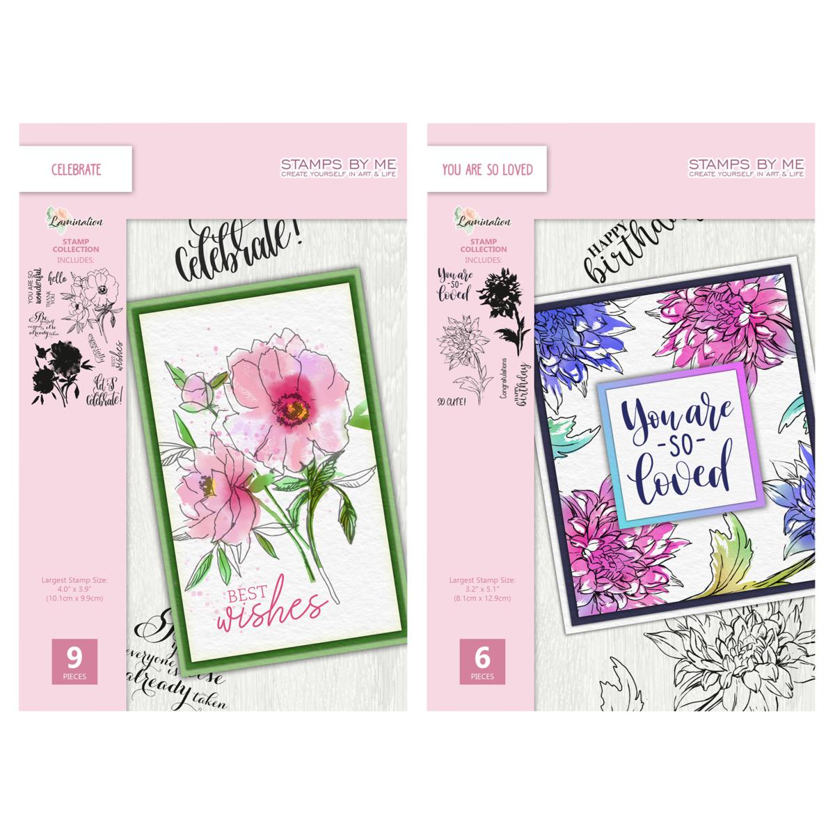 Stamps By Me Bloom and Grow Lamination Stamps Set of 15 22843388 HSN