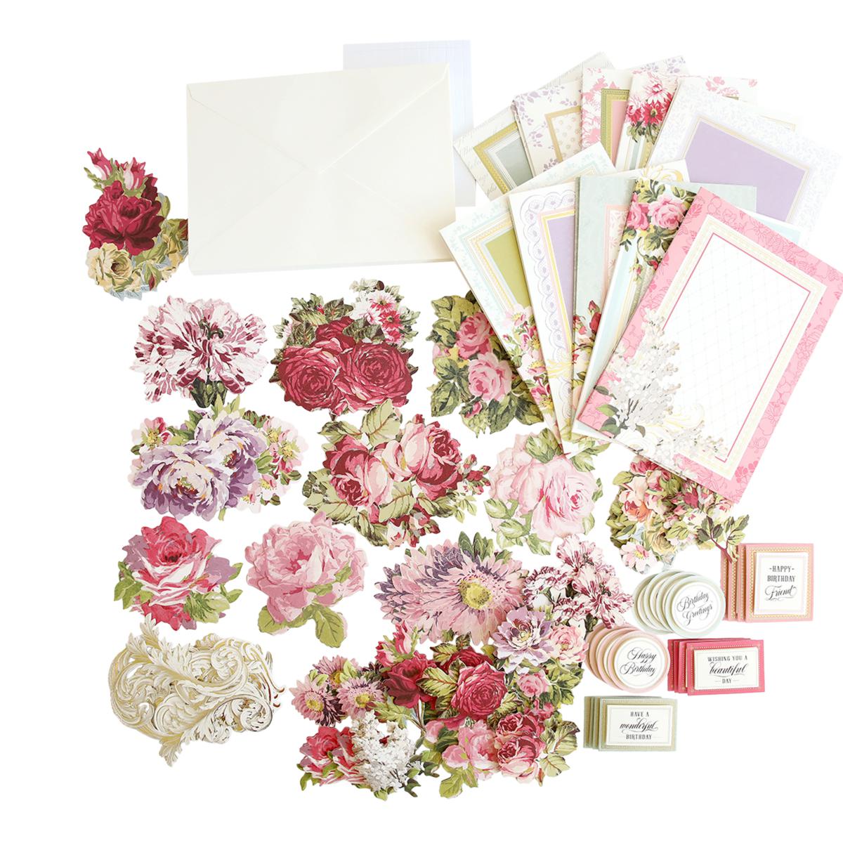 Anna Griffin® Folded Birthday Flower CardMaking Kit 22896790 HSN