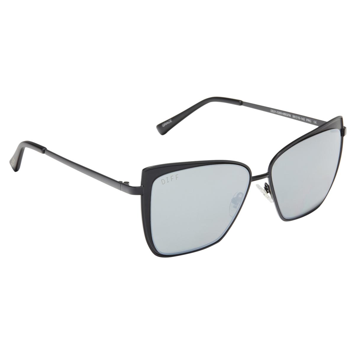 Diff Eyewear Grace Oversized Mirrored Cat-Eye Sunglasses - 22907355 | HSN