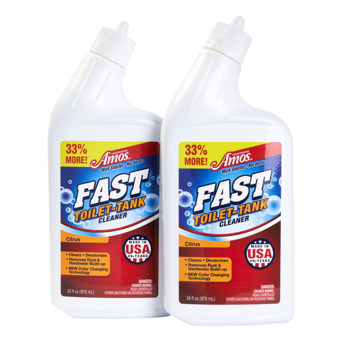 Professor Amos FAST Toilet & Tank 66oz Concentrate Cleaning Solution ...