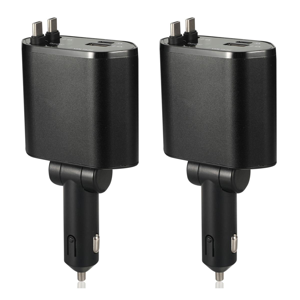 4in1 MultiDevice Car Charger 2pack 23280019 HSN