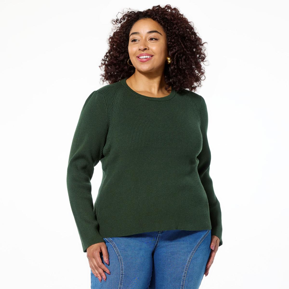 Plus Size Bow Sweater By Badgley Mischka main image 1