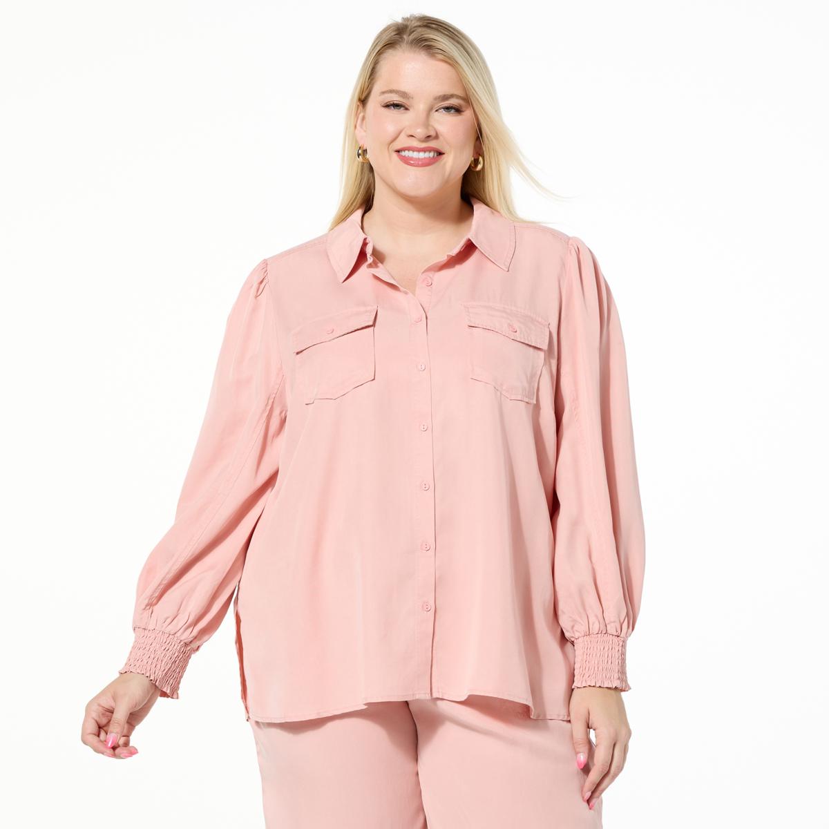 Nora Tencel Button-Down Top main image 0