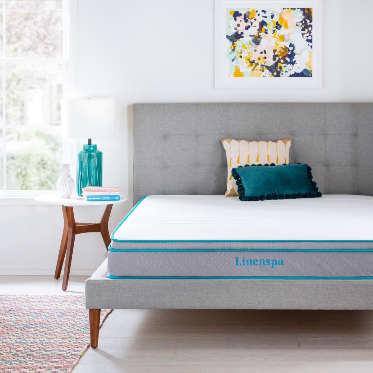 Linenspa Essentials 8" Gel Memory Foam Hybrid Mattress Queen