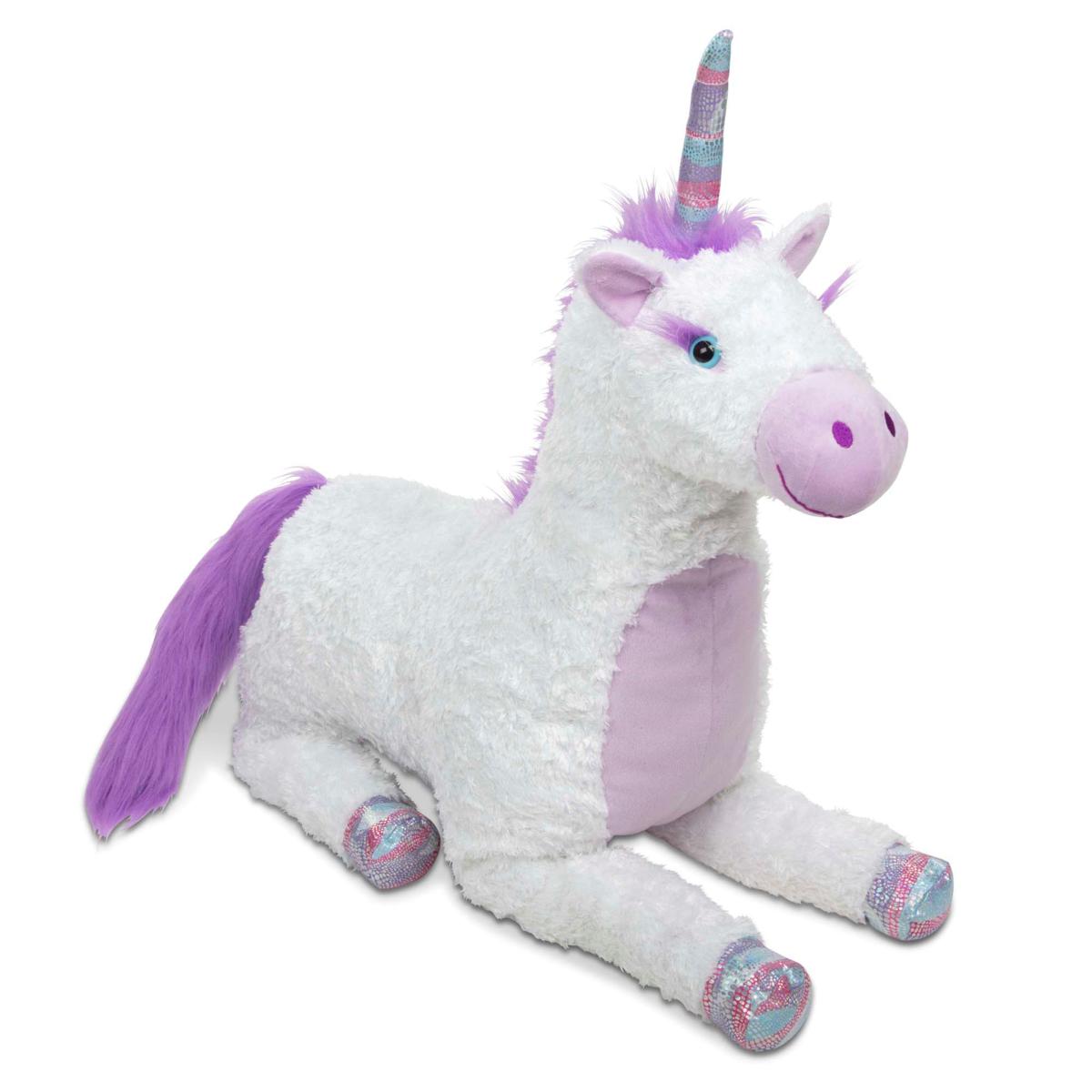 melissa and doug unicorn stuffed animal