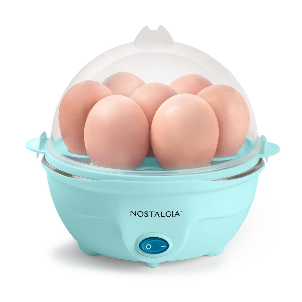 Nostalgia Retro Premium 7Egg Cooker in Aqua 9276899 HSN