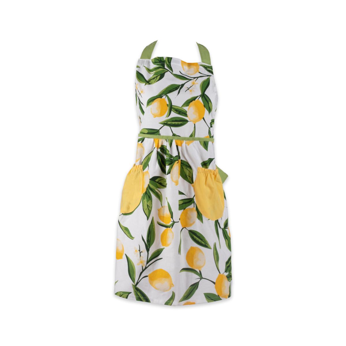 Design Imports Lemon Bliss Printed Apron 9412387 HSN